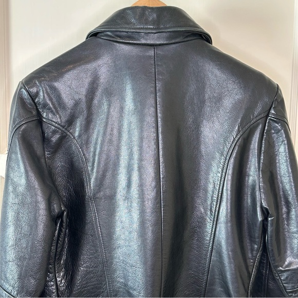 Guess Vintage 90"s Leather Jacket - Size Medium - Picture 7 of 10